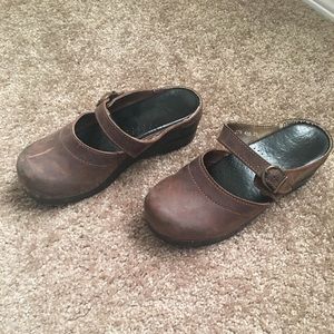 Dansko Open Back Mary Jane clogs